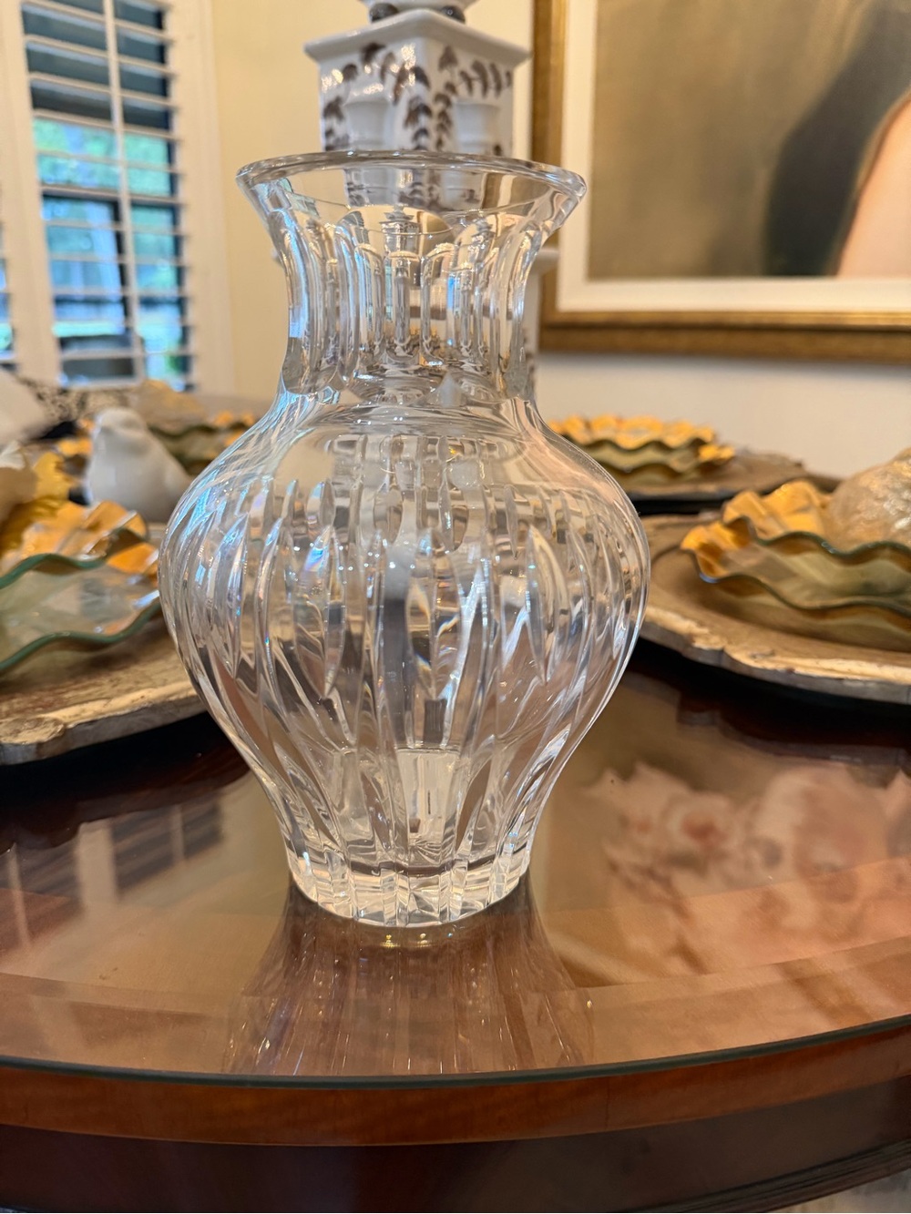 Marquis by Waterford Crystal “Sheridan”  8” Vase - Elegant Home Accent